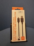 Nowy kabel usb-c do usb-c 1m 2A czarny 