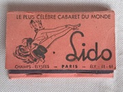 Unikatowe zapałki kolekcjonerskie club Lido. Lata 30-te . 