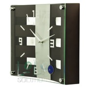 Zegar ścienny ADLER drewniany (wenge) 