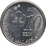 Malezja 10 sen 2018, KM#202