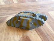 Czołg MARK I - DUŻY MODEL DREWNIANY RĘCZNIE WYKONANY - unikat