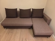 Narożnik z 2 x pojemnikiem na pościel 