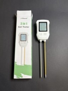 Cyfrowy miernik gleby 3w1 termometr wilgotność PH gleby