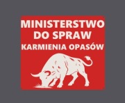 Tabliczka MINISTERSTWO DO SPRAW KARMIENIA OPASÓW