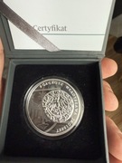 20 zł Historia monety Polskiej Półgrosz Władysława Jagiełły