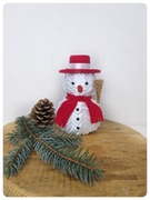 Bałwanek bałwan świąteczna dekoracja 