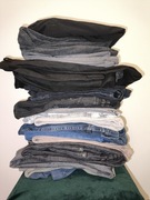 Mega paka 23spodnie chłopięce 164-170 jeansy dżinsy eleganckie