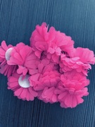 Kwiatki aplikacje różowe ozdoba