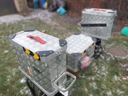 Komplet kufrów aluminiowych 