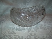 BOMBONIERKA KRYSZTAŁOWA NA CUKIERKI - PODŁUŻNA - Z PRL-u