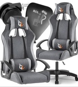 Fotel gamingowy biurowy kubełkowe siedzisko 