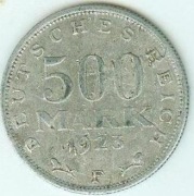 500 MARK 1923 F - stan bardzo dobry !!!