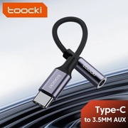 Przejściówka USB-C do Jack 3.5mm AUX Podłącz Słuchawki do Smartfona TOOCKI