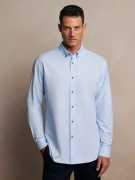 Koszula męska klasyczna BYTOM błękitna NOWA - Długi rękaw REGULAR XL