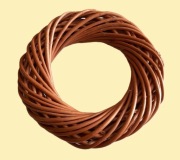 WIANEK z ratanu do wyrobu wiązanek, stroików , RING 15 cm