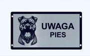 Wyjątkowe tabliczki uwaga zły pies duży wybór doberman, amstaff owczarek