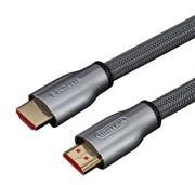 Unitek przewód KABEL HDMI  2.0  LUX oplot 1M 4K CEC
