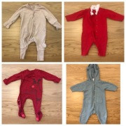 Ubranka dla dziewczynki do 9 miesięcy (65 szt.)