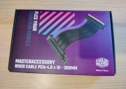 Riser PCIE-E 4.0 X16 30cm Cooler Master - 100% ok taśma, przedłużacz, kabel