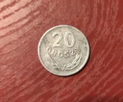 Moneta 20 groszy 1976, aluminium