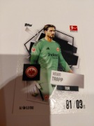 Karta piłkarska Kevin Trapp Match attax topps