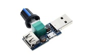 Regulator napięcia ściemniacz regulator prędkości wiatraka 5V USB