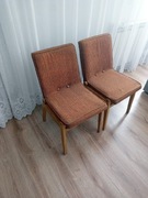 2krzesła vintage z PRLu