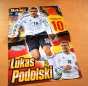 Lukas Podolski + gwiazdy pomarańczowych Euro 2012 plakat