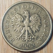 5 groszy 1993 MW (rzadka) 5 gr 1993 MW (XXVII)
