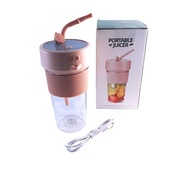 Przenośny blender do smoothi różowy 350ml