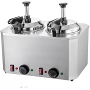 VEVOR Elektryczny podgrzewacz do czekolady do restauracji itp. z 2 pompkami