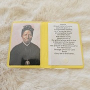 relikwia obrazek ex indumentis z szaty Josephine Bakhita 