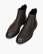 Badura. Skórzane buty, sztyblety, 44