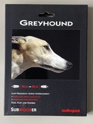 AudioQuest Greyhound Subwoofer Cinch kabel 2m