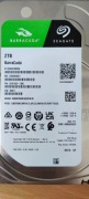 Dysk HDD 3,5 2TB Baracuda nowy, gwarancja Segate