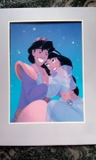 Litografia Walt Disney Exclusive Commemorative Aladdin & Jasmine z 1993r.