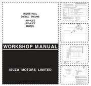 Isuzu AU4LE2 BV4LE2 Workshop Manual 9806/4010 Instrukcja serwisowa