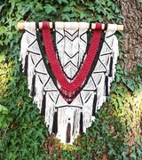 Makrama na ścianę etno, ozdoba na ścianę