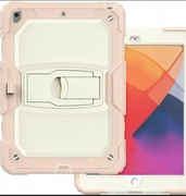 Etui Case Obudowa Ochronna Do iPad 10.2 2019/2020/2021 różowo beżowy