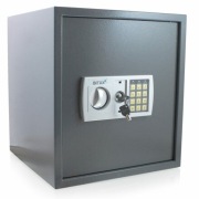 Sejf Domowy Elektroniczny 13 kg – Grafitowy – Szyfrowy z Awaryjnym Kluczem