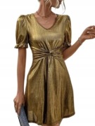 ZŁOTA SUKIENKA rozmiar 38