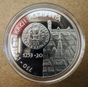 Moneta 10 zł 2003 925 Ag 750-lecie lokacji Poznania