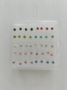 Urocze malutkie kolczyki sztyfty 20 par!