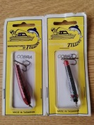 Tillins Cobra przynęty australijskie vintage 2 sztuki 