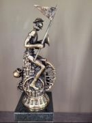 TOMASZ SĘTOWSKI "Goniec" figura szachowa’ brąz, 18cm