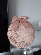 Bombka na szydełku średnica 21 cm 