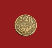 Moneta 20 centów 1992, Afryka Południowa