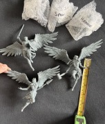 3 x Valkyries Valkyrie warriors, hammer, spear, sword and shield