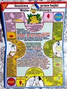 Gra Gonitwa Przez Bajki Disneya z Kaczora Donalda 1995