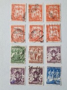 Rok 1938. Fi.310-312,314,318. 20 rocznica odzyskania niepodległości . 